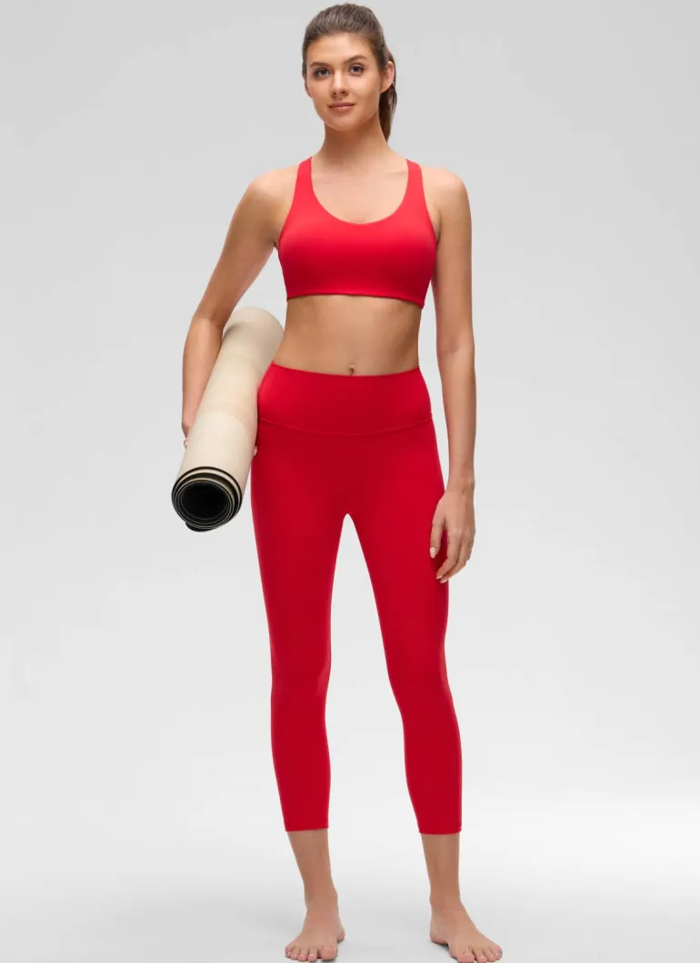 Butterluxe V Neck Strappy Sports Bra