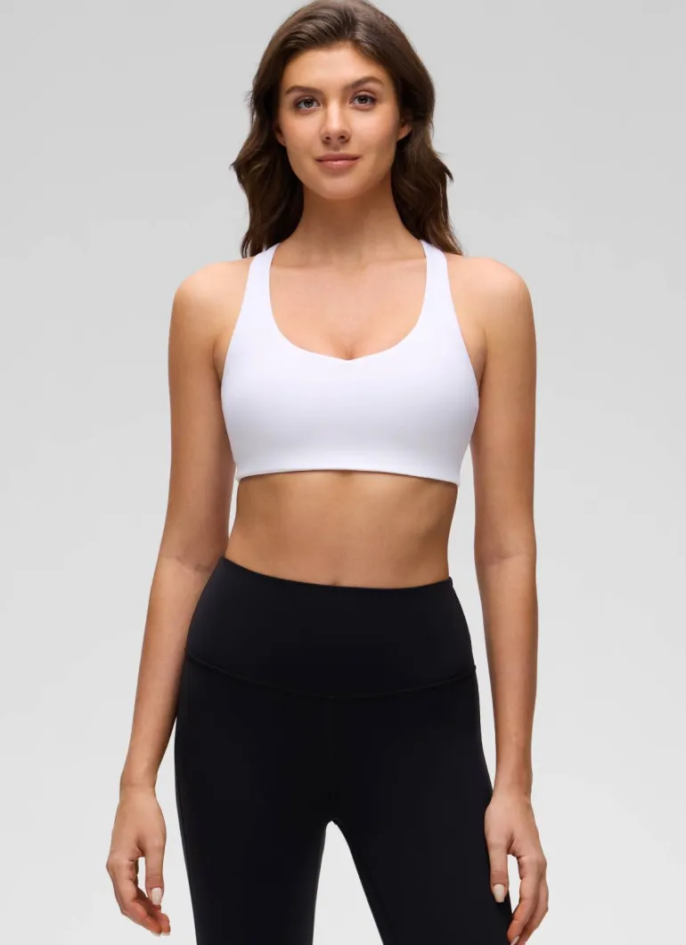 Butterluxe V Neck Strappy Sports Bra