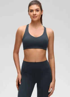 Butterluxe V Neck Strappy Sports Bra