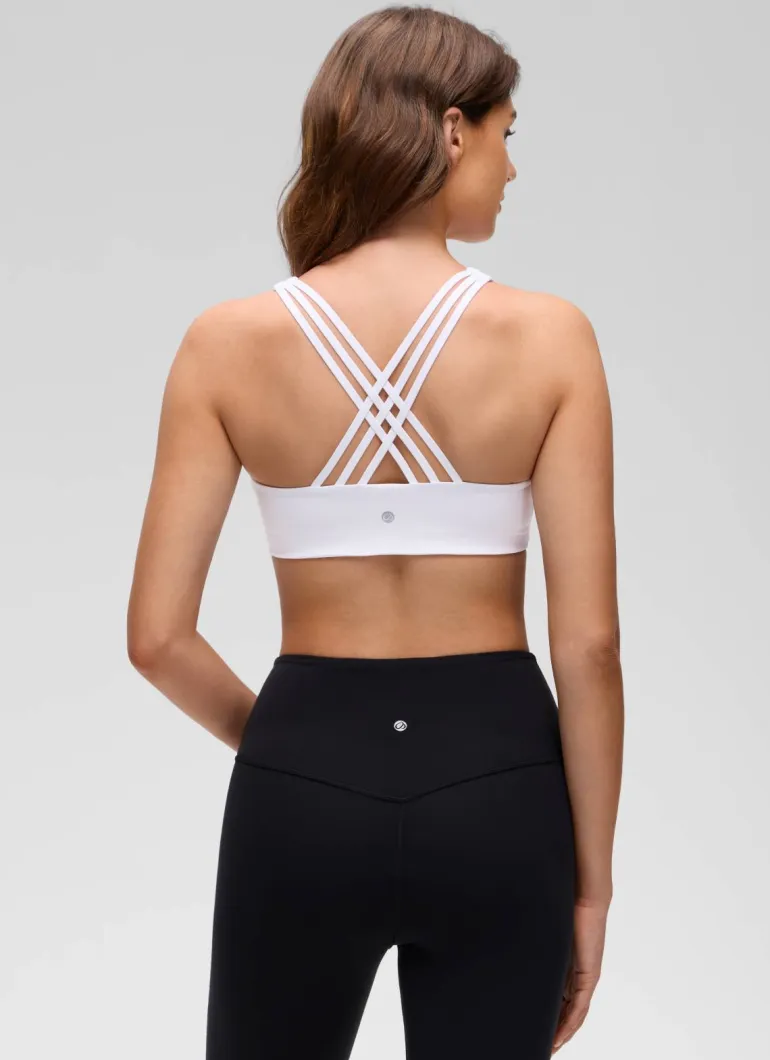 Butterluxe V Neck Strappy Sports Bra
