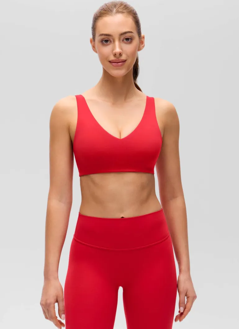 Butterluxe V Neck U Back Sports Bra