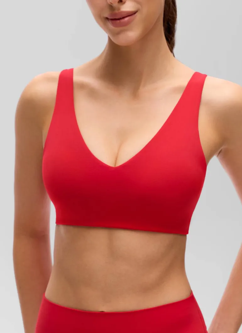 Butterluxe V Neck U Back Sports Bra