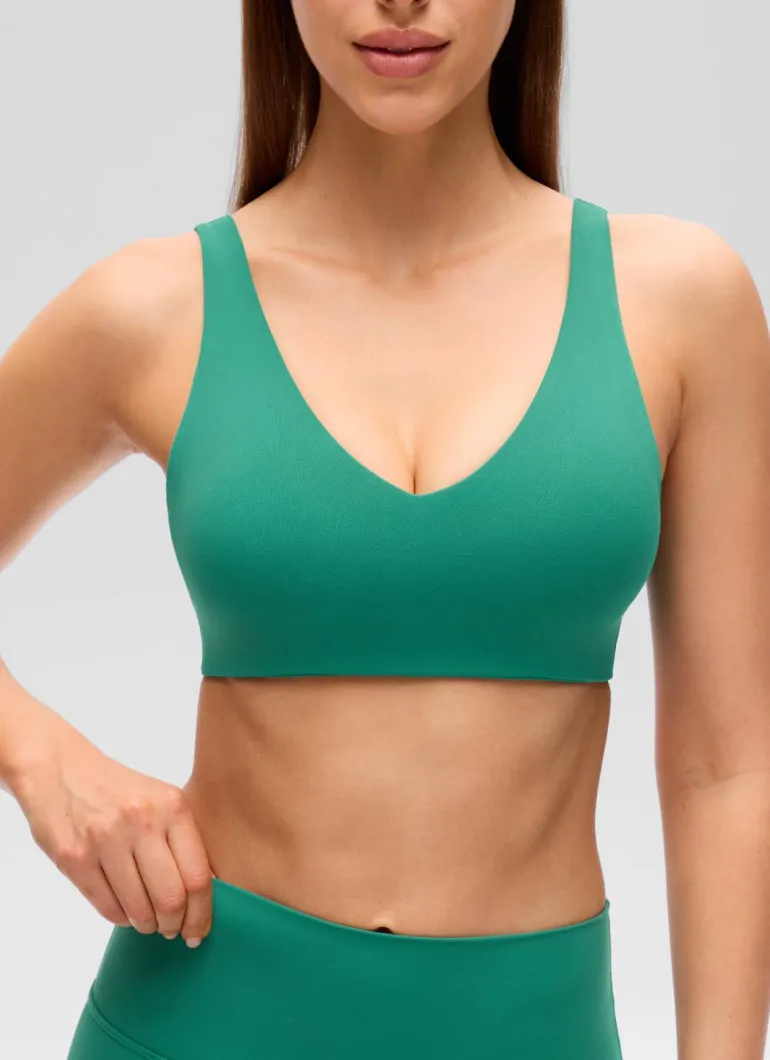 Butterluxe V Neck U Back Sports Bra