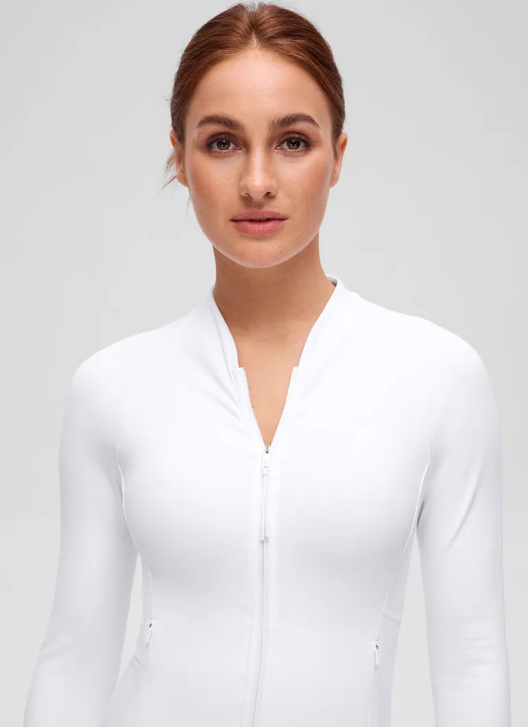 Butterluxe V Neck Waist Length Jacket