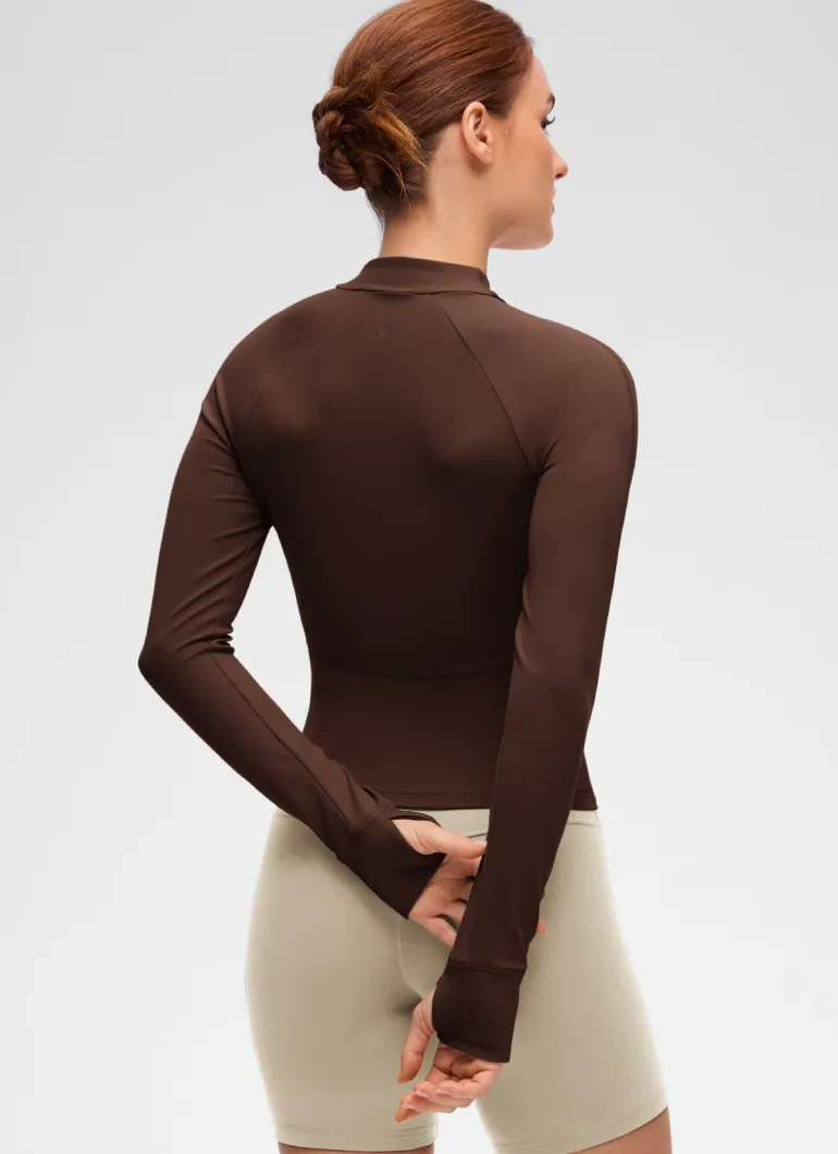 Butterluxe V Neck Waist Length Jacket