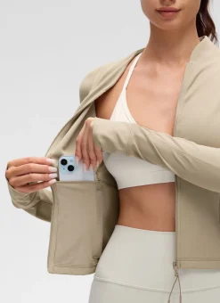 Butterluxe V Neck Waist Length Jacket