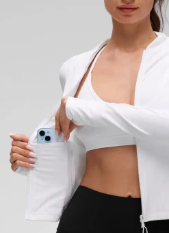 Butterluxe V Neck Waist Length Jacket