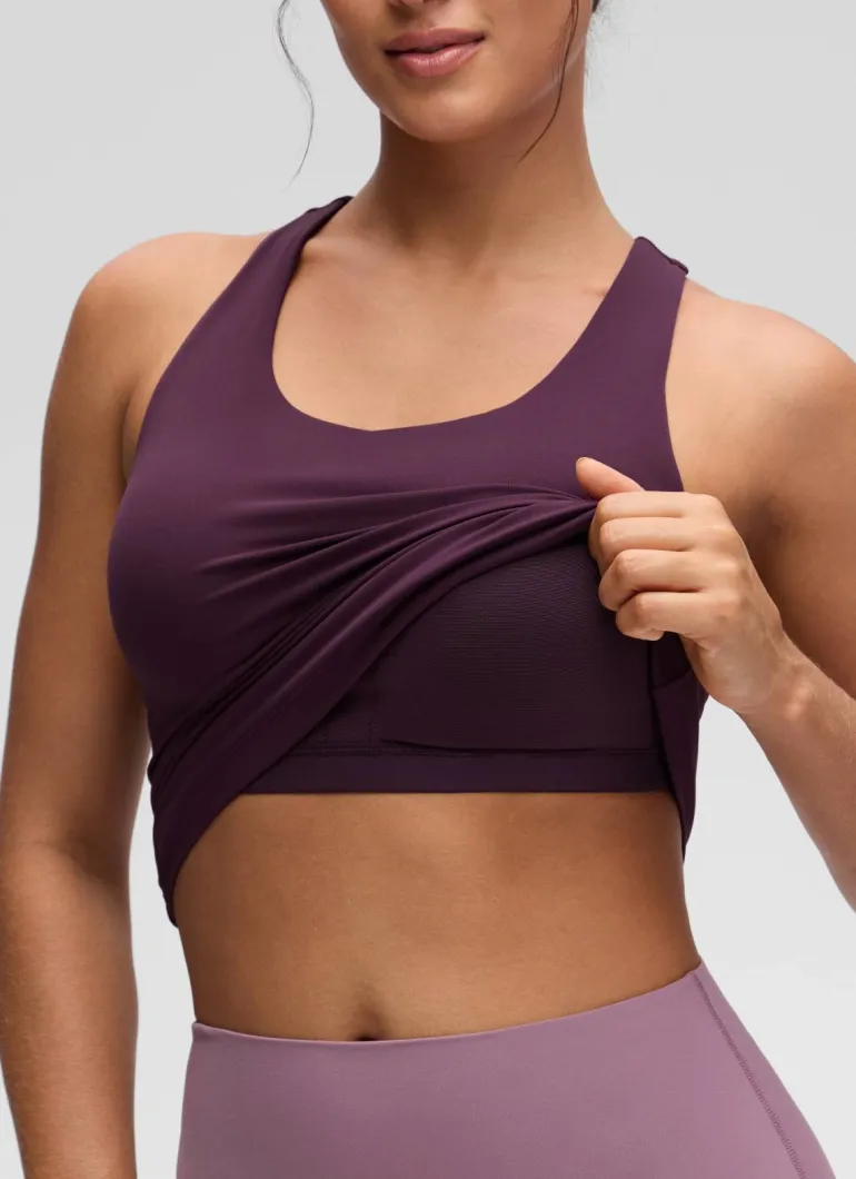 Butterluxe Waist Length Built in Bra Tank