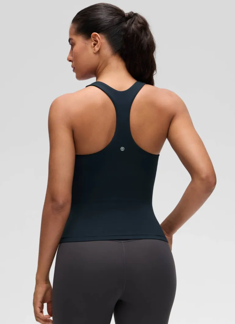 Butterluxe Waist Length Built in Bra Tank