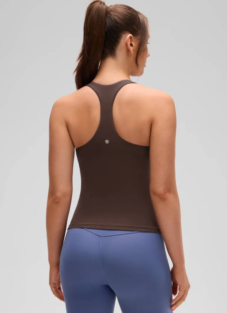 Butterluxe Waist Length Built in Bra Tank