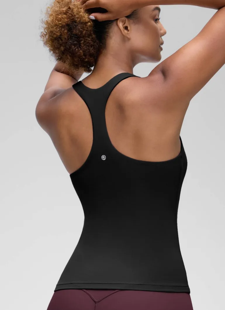 Butterluxe Waist Length Built in Bra Tank