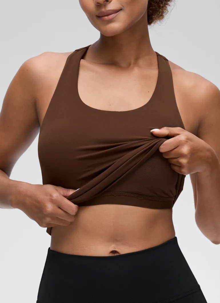 Butterluxe Waist Length Built in Bra Tank