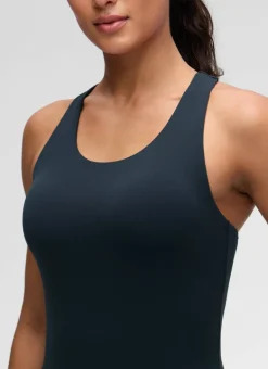 Butterluxe Waist Length Built in Bra Tank