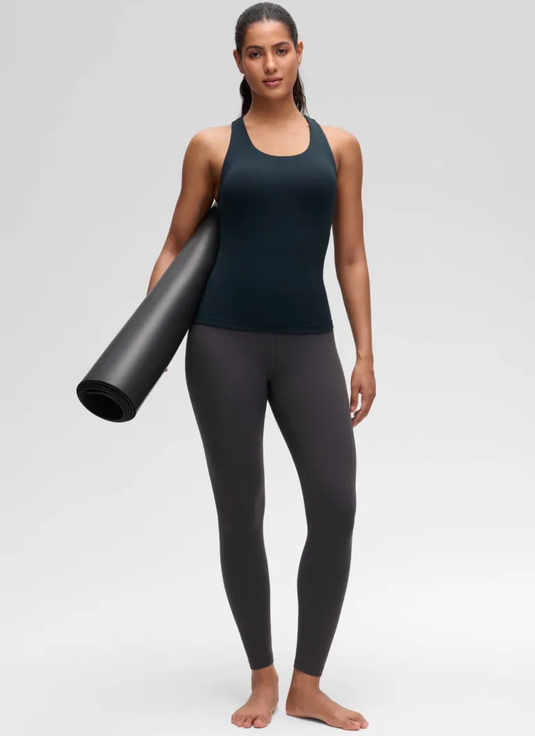 Butterluxe Waist Length Built in Bra Tank