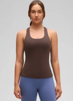 Butterluxe Waist Length Built in Bra Tank