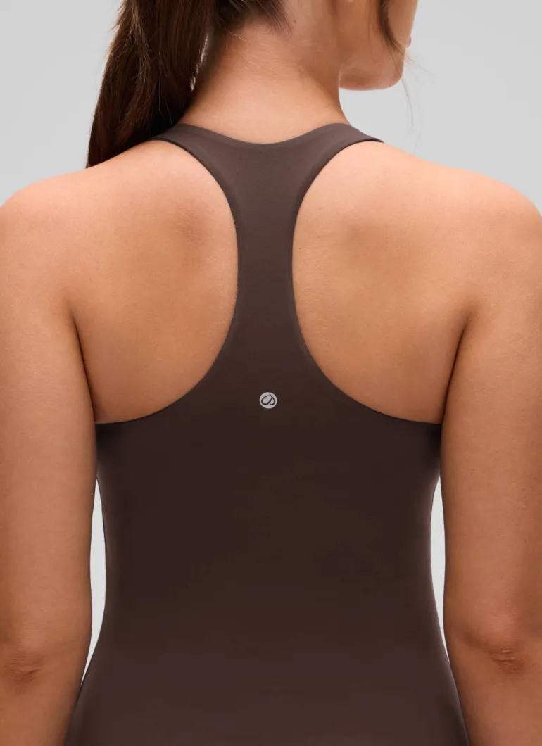Butterluxe Waist Length Built in Bra Tank
