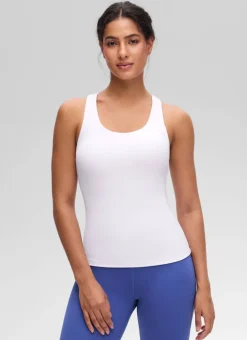 Butterluxe Waist Length Built in Bra Tank