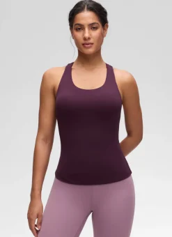 Butterluxe Waist Length Built in Bra Tank