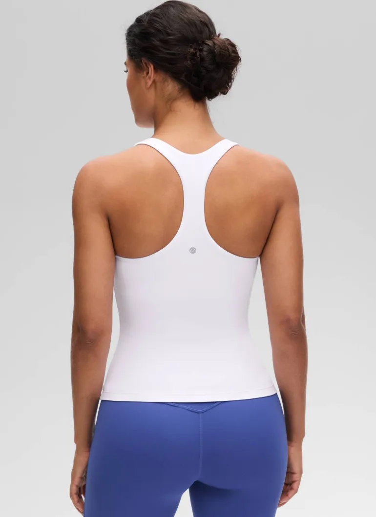 Butterluxe Waist Length Built in Bra Tank