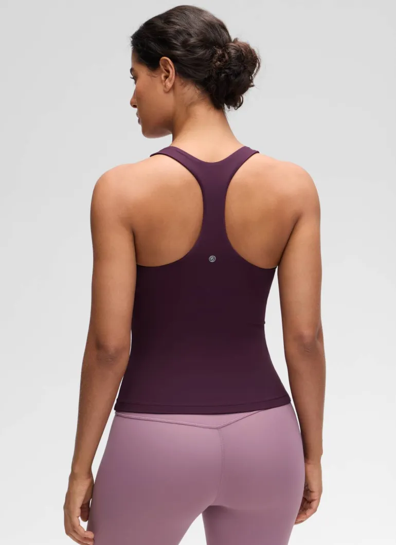Butterluxe Waist Length Built in Bra Tank