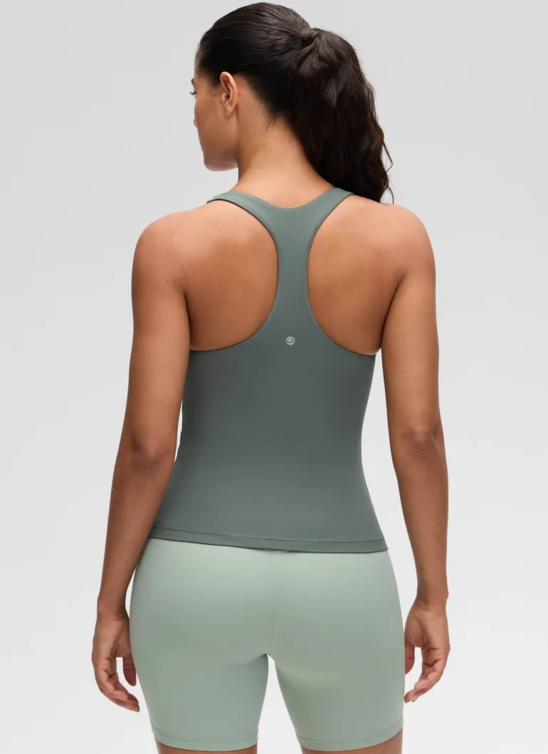 Butterluxe Waist Length Built in Bra Tank