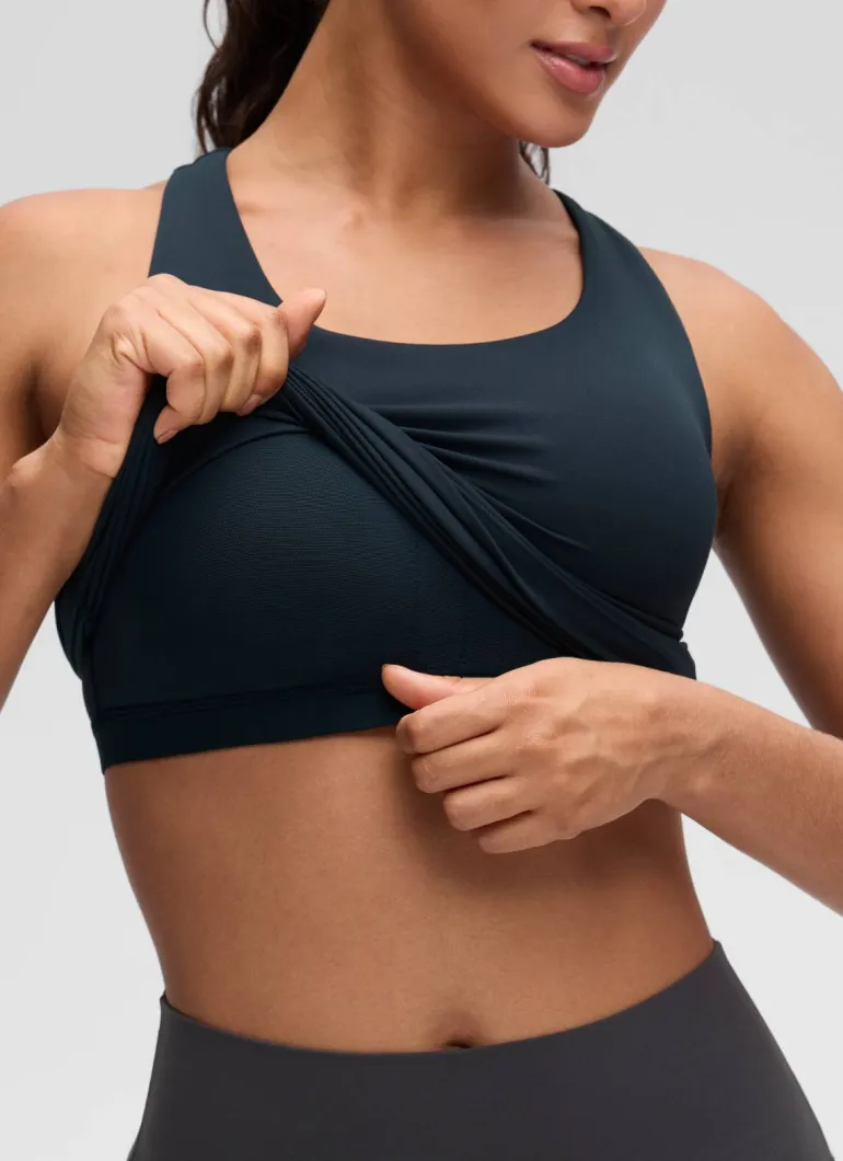 Butterluxe Waist Length Built in Bra Tank
