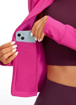 Butterluxe Waist Length Full Zip Jacket
