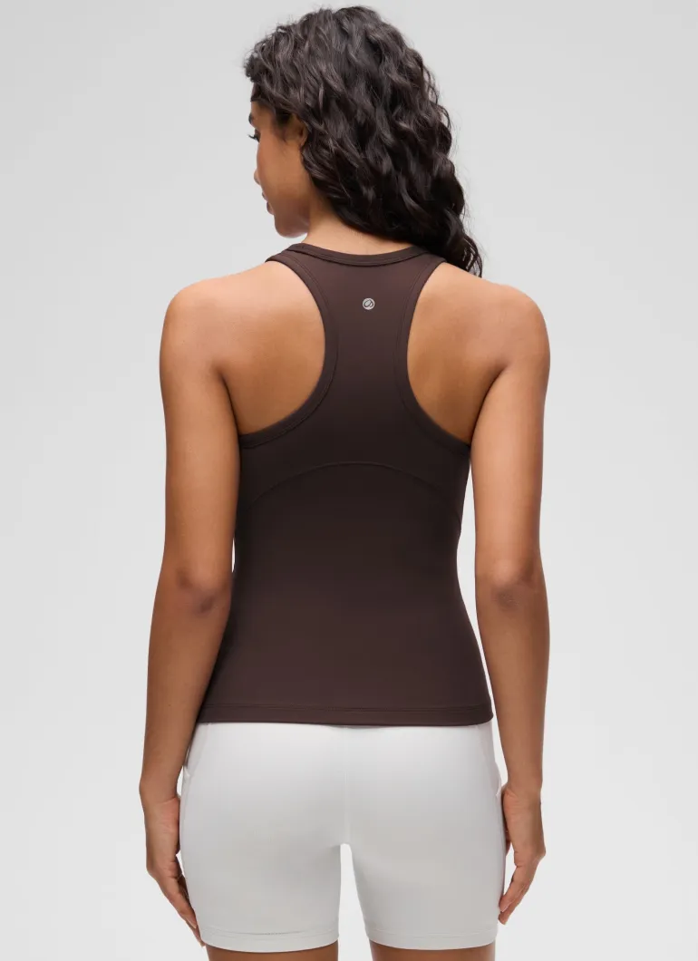 Butterluxe Waist Length Racerback Tank