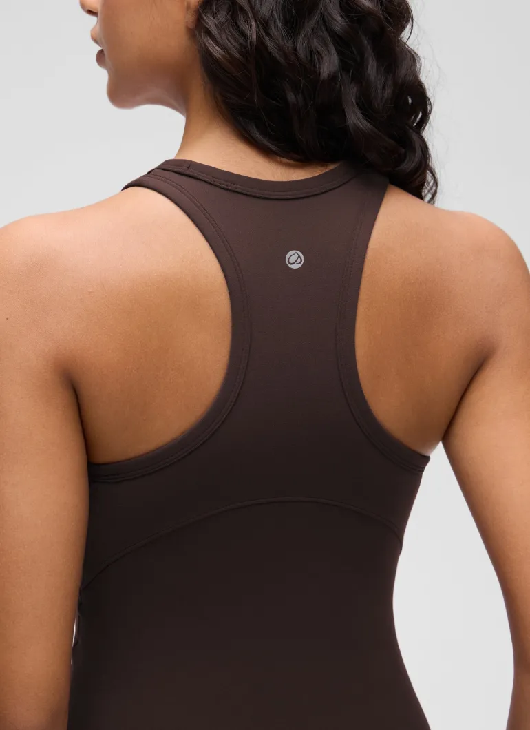 Butterluxe Waist Length Racerback Tank