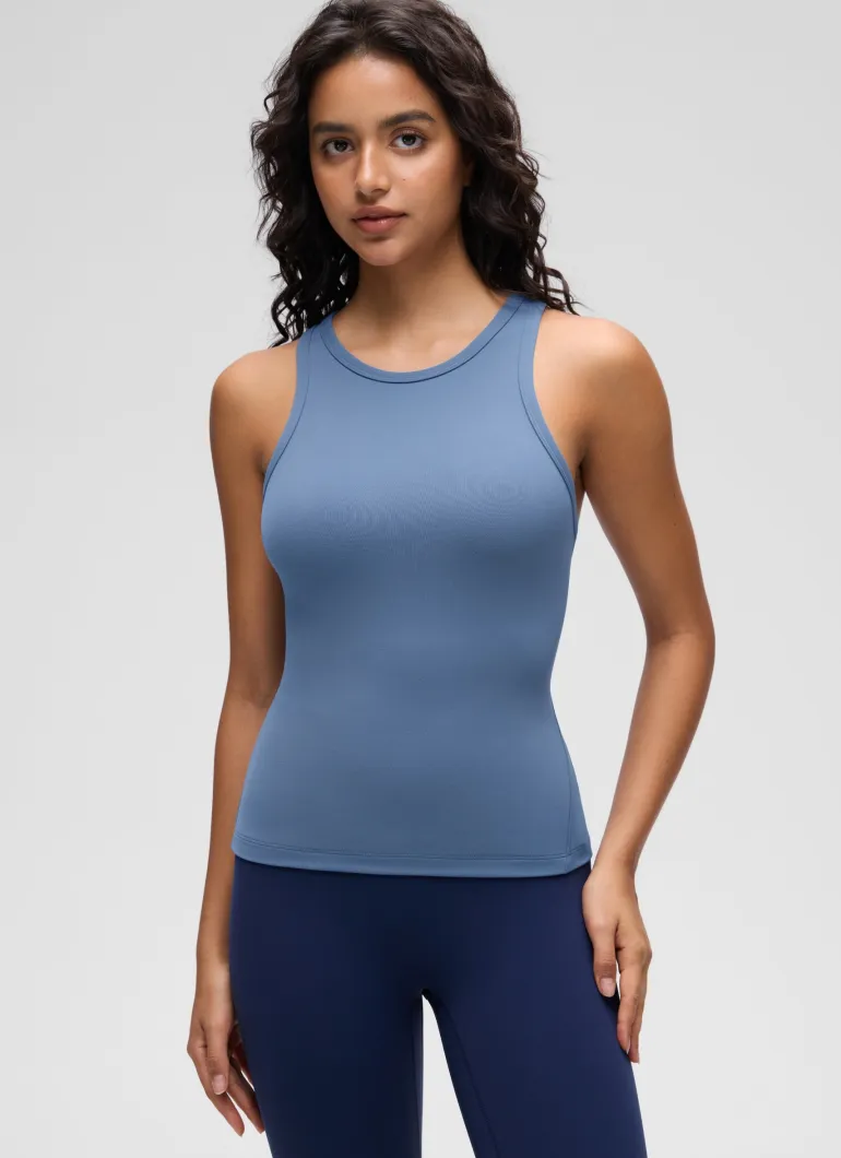 Butterluxe Waist Length Racerback Tank