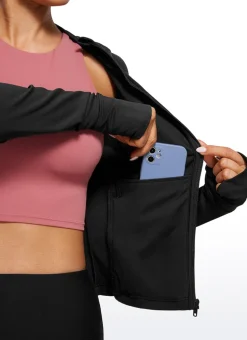 Butterluxe Waist Length Thumbhole Jacket