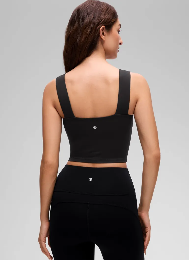 Butterluxe Wide Straps Built in Bra Tank