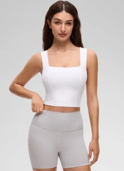Butterluxe Wide Straps Built in Bra Tank