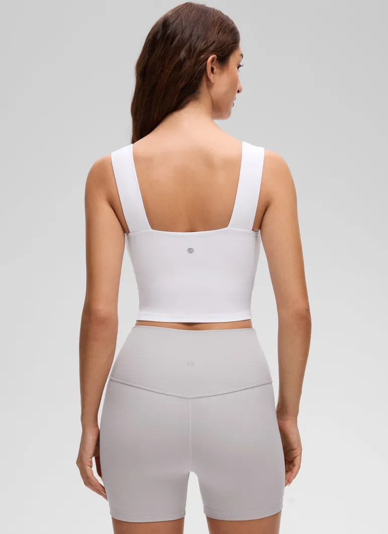Butterluxe Wide Straps Built in Bra Tank