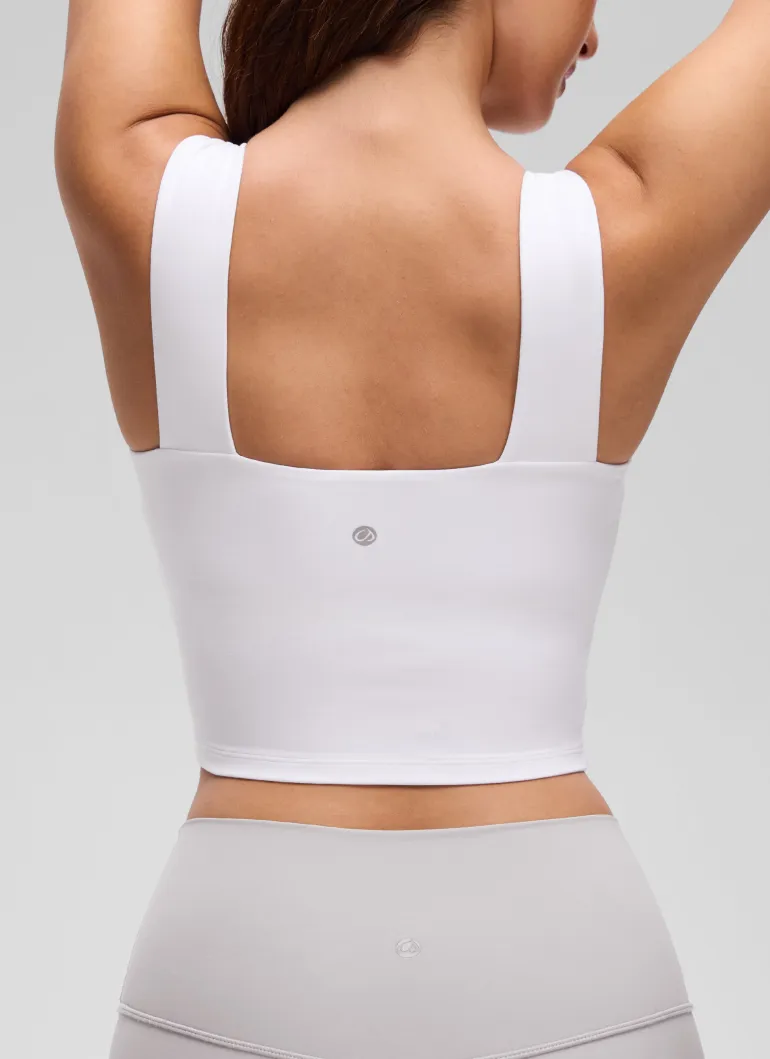 Butterluxe Wide Straps Built in Bra Tank
