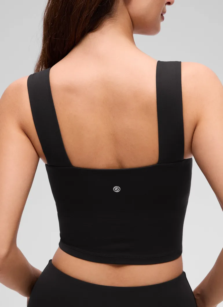 Butterluxe Wide Straps Built in Bra Tank