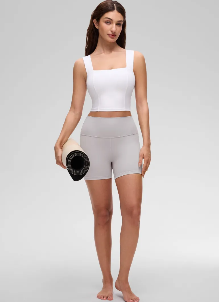 Butterluxe Wide Straps Built in Bra Tank
