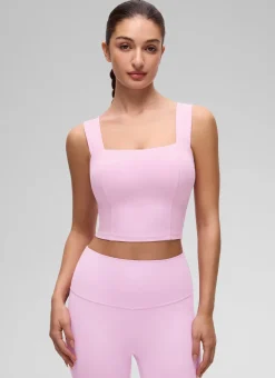 Butterluxe Wide Straps Built in Bra Tank