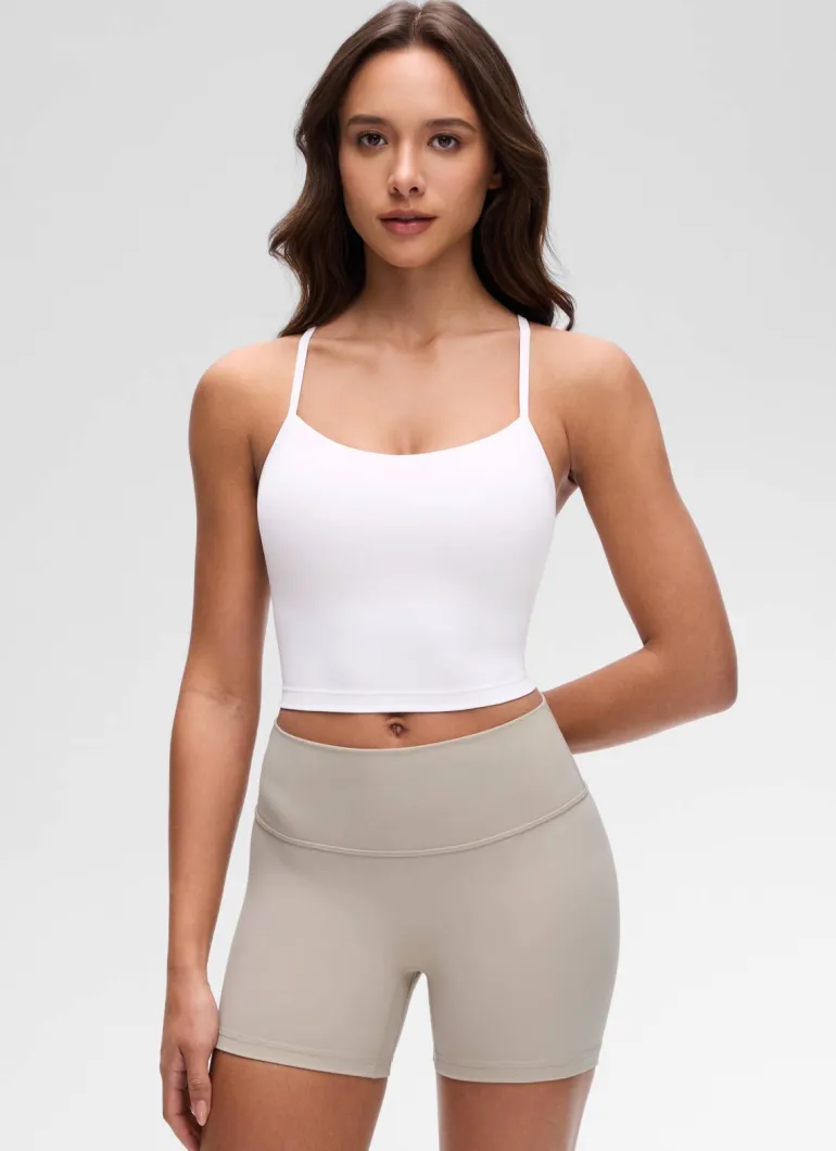 Butterluxe Y Back Built in Bra Tank