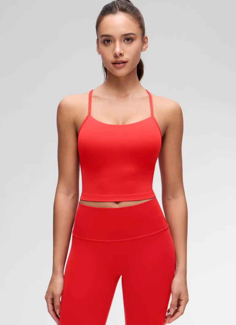 Butterluxe Y Back Built in Bra Tank