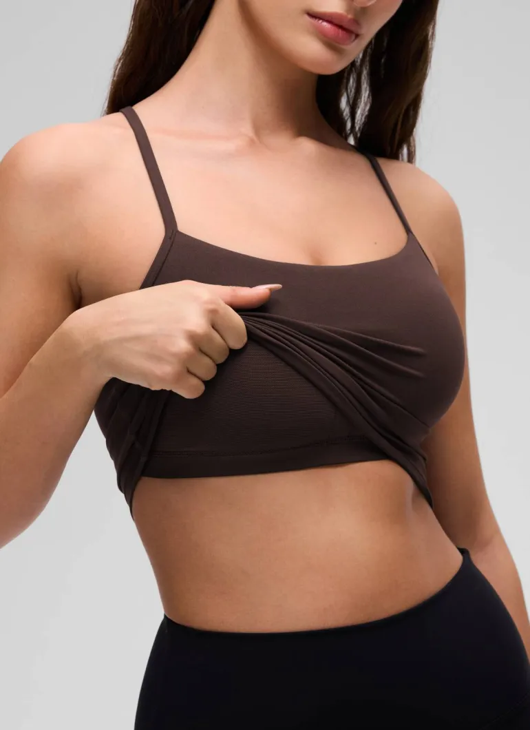 Butterluxe Y Back Built in Bra Tank