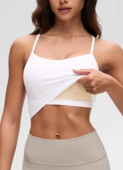 Butterluxe Y Back Built in Bra Tank