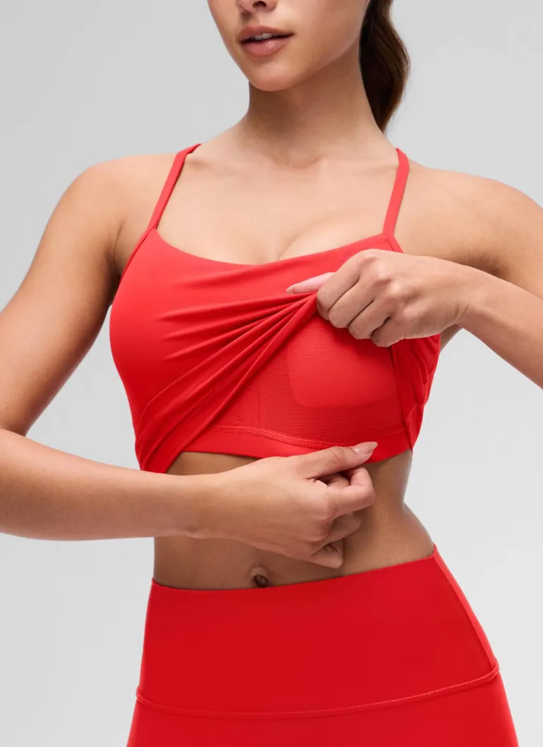 Butterluxe Y Back Built in Bra Tank