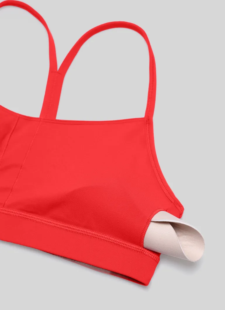 Butterluxe Y Back Spaghetti Thin Strap Bra