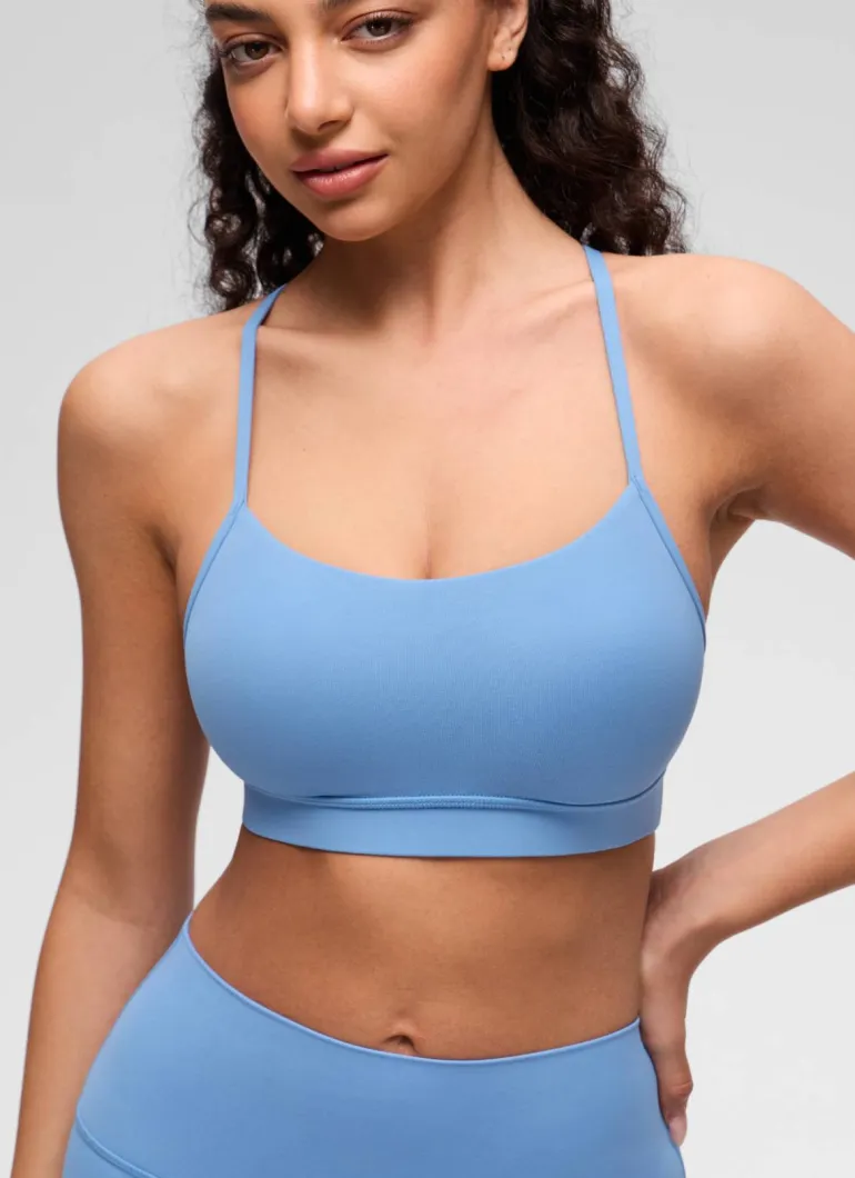 Butterluxe Y Back Spaghetti Thin Strap Bra