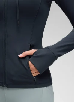 Butterluxe Zip Pocket ThumbHole Hoodie