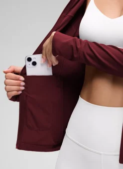Butterluxe Zip Pocket ThumbHole Hoodie