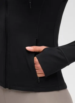 Butterluxe Zip Pocket ThumbHole Hoodie