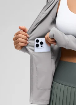 Butterluxe Zip Pocket ThumbHole Hoodie