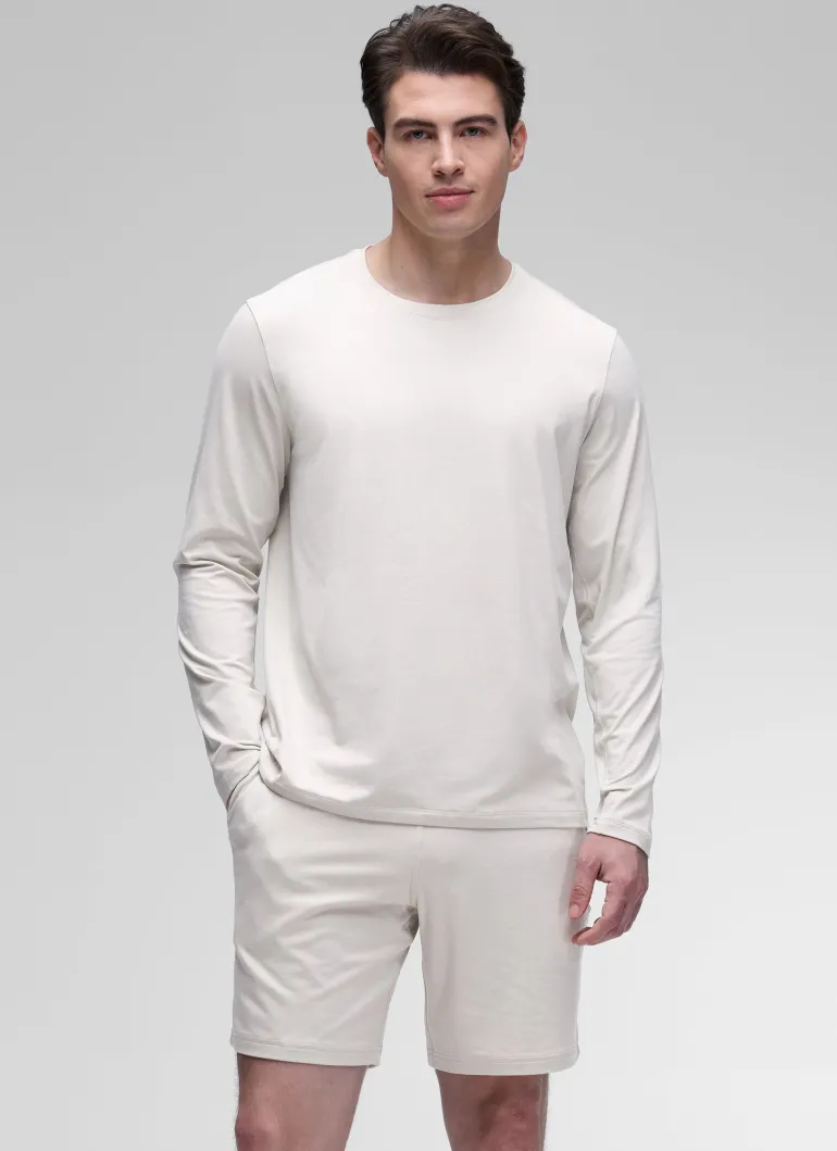 Cloud Jersey Crewneck Long Sleeve Shirts